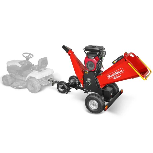 MechMaxx B200 Wood Chipper 22HP Honda 8-Inch – Red – view 3
