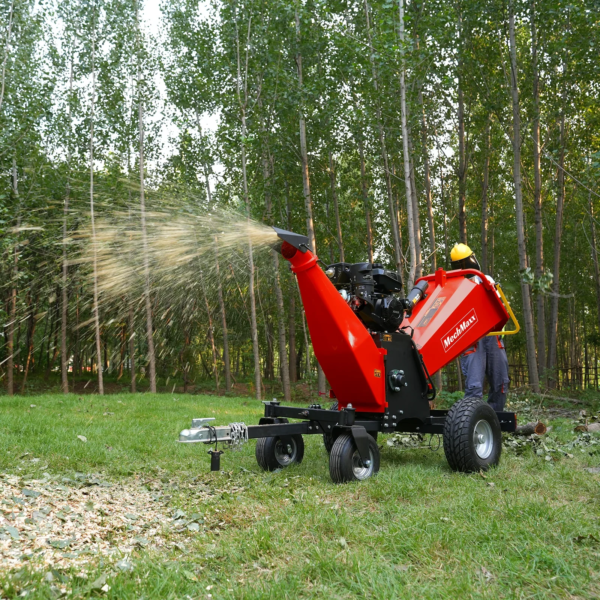 MechMaxx B150 Wood Chipper 14HP Kohler 6-Inch – Red – view 3