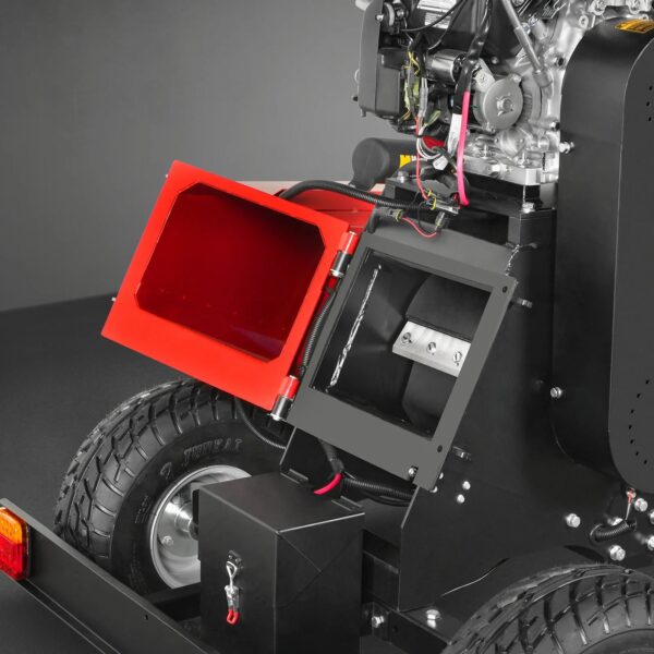 MechMaxx B200 Wood Chipper 22HP Honda 8-Inch – Red – view 6