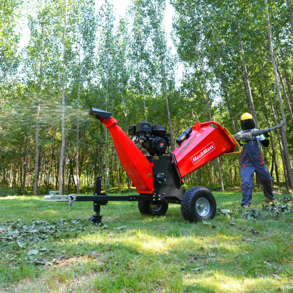 MechMaxx P4206 Wood Chipper 13.4HP 6-Inch – Red – view 5
