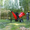 MechMaxx P4206 Wood Chipper 13.4HP 6-Inch – Red – view 3
