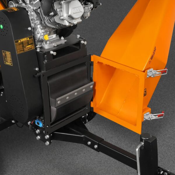 woodchipper110802zonsen-_12 MechMaxx P4206 Wood Chipper 13.4HP 6-Inch – Orange – view 2