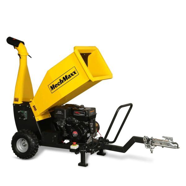 MechMaxx PGS1500 Wood Chipper 15HP 5-Inch – Yellow – view 3